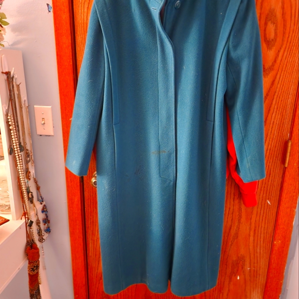Long wool winter coat